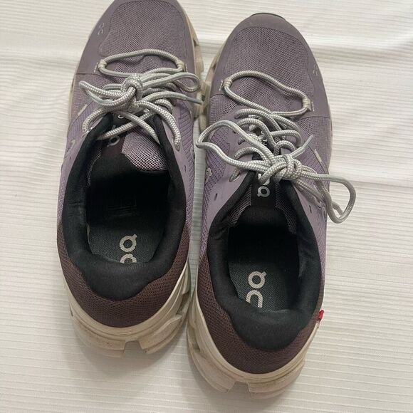 On Cloud Cloudflyer 4 Shark Pearl Sneakers Shoes Women’s Size 10 - Picture 5 of 10